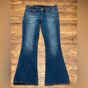 Buckle Black No 53 Flare Leg Jeans